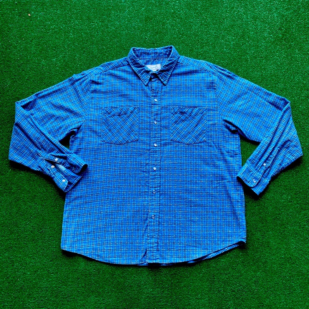🐴 🏜 Vintage Casual Joe Pearlsnap Flannel🏜🐴